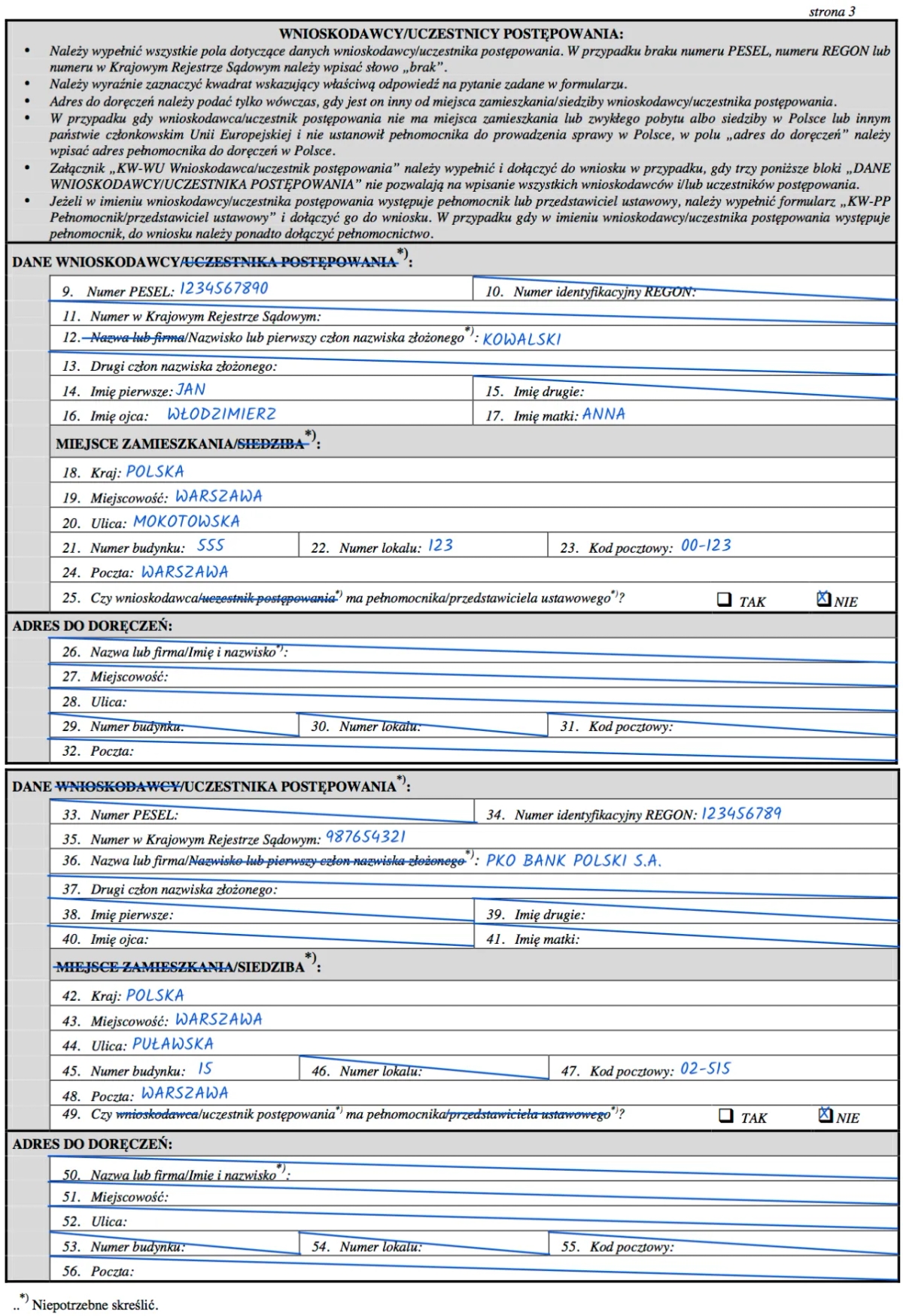 Jak wypełnić KW WPIS - uniknij błędów przy wykreśleniu hipoteki